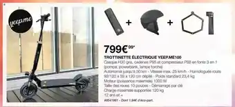 Costco Trottinette électrique Yeep.me100 offre