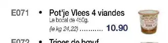 Pot'je Vlees 4 viandes