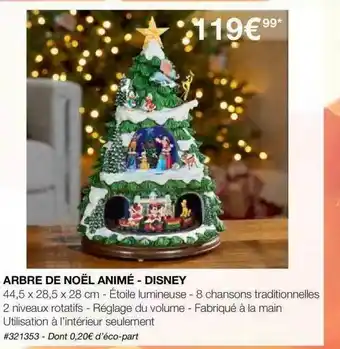 Costco Arbre De Noël Animé - Disney offre