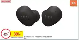 Intermarché Ecouteurs vibe buds 2 true wireless noir offre
