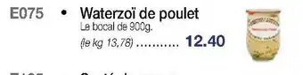 Croque Gel Waterzoï de poulet offre