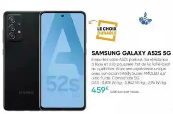 Fnac Samsung Galaxy A52s 5g offre