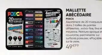 Mallette Abécédaire Posca