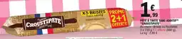 E.Leclerc Pâte à tarte sans additif croustipate offre