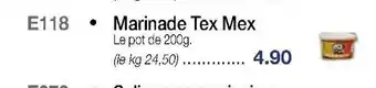 Marinade Tex Mex