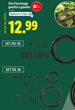 Lidl Set d'arrosage goutte à goutte offre