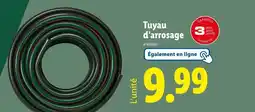 Lidl Tuyau d'arrosage offre