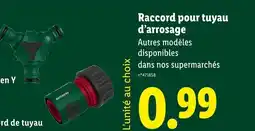 Raccord pour tuyau d'arrosage