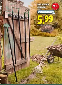 Lidl Porte-outils de jardin offre