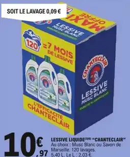 E.Leclerc Lessive liquide chanteclair offre