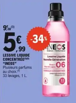 E.Leclerc Lessive liquide concentrée ineos offre