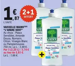 E.Leclerc Vaisselle mains l'arbre vert offre