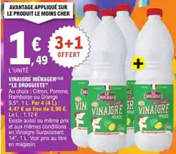E.Leclerc Vinaigre ménager le droguiste offre