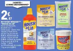E.Leclerc Nettoyant ménager mousse de lin offre