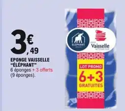 E.Leclerc Eponge vaisselle éléphant offre