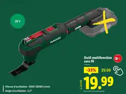 Lidl PARKSIDE Outil multifonction offre