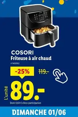 Lidl COSORI Friteuse à air chaud offre