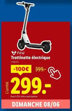 Lidl Trottinette électrique offre