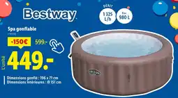 Lidl BESTWAY Spa gonflable offre