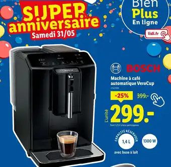 Lidl BOSCH Machine à café automatique VeroCup offre