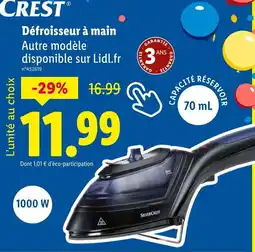 Lidl SILVERCREST Défroisseur à main Autre modèle offre