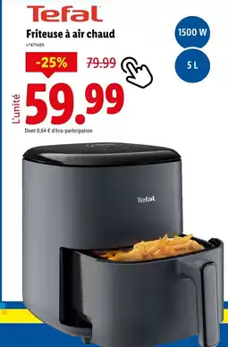 Lidl TEFAL Friteuse à air chaud offre