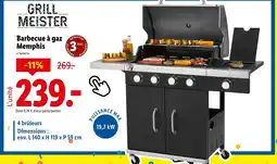 Lidl GRILL MEISTER Barbecue à gaz Memphis offre