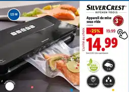Lidl SILVERCREST Appareil de mise sous vide offre