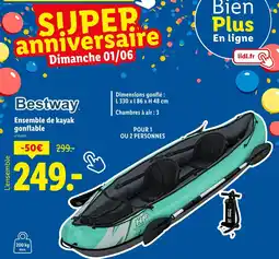 Lidl BESTWAY Ensemble de kayak gonflable offre