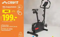 Lidl CRIVIT Vélo d'appartement offre