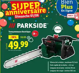 Lidl PARKSIDE Tronçonneuse électrique offre