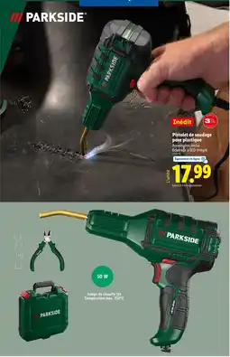 Lidl PARKSIDE Pistolet de soudage pour plastique offre