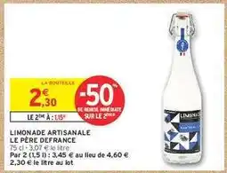 Intermarché LIMONADE ARTISANALE LE PÈRE DEFRANCE offre