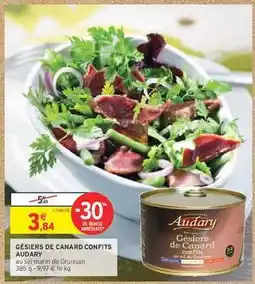 Intermarché Contact GÉSIERS DE CANARD CONFITS AUDARY offre