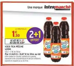 Intermarché Contact ICED TEA PÊCHE LOOK offre