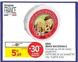 Intermarché Contact Brie BONS MAYENNAIS offre