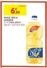 Intermarché Contact Huile Isio 4 Lesieur offre