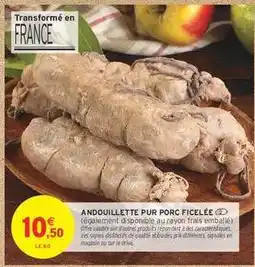 Intermarché Contact Andouillette pur porc ficelée offre