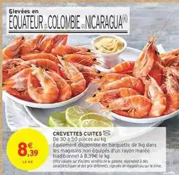 Intermarché Contact CREVETTES CUITES offre