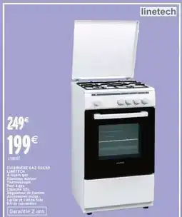 Intermarché Hyper Cuisinière Gaz 50x50 Linetech offre