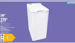 Intermarché Hyper Lave-linge Top 6 kg Candy offre