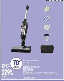 Intermarché Hyper Aspirateur Laveur 2en1 offre