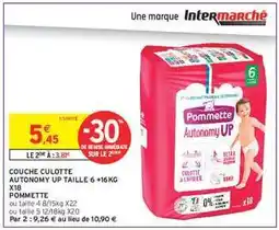COUCHE CULOTTE AUTONOMY UP TAILLE 6 +16KG X18