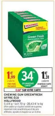 Intermarché Hyper Chewing Gum Greenfresh Offre Éco offre