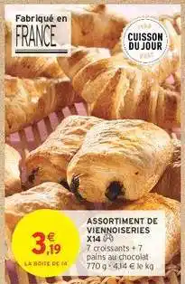 Intermarché Hyper Assortiment de Viennoiseries offre