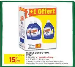 Intermarché Hyper LESSIVE LIQUIDE TOTAL XTRA offre