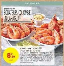 Intermarché Hyper CREVETTES CUITES offre