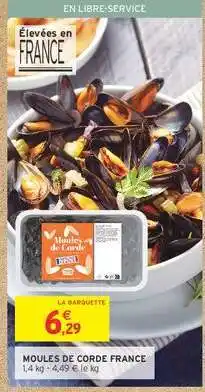 Intermarché Hyper MOULES DE CORDE FRANCE offre