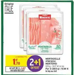 Intermarché Hyper Mortadelle Ifreschi Montorsi offre