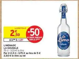 Intermarché Hyper Limonade La Goudale offre